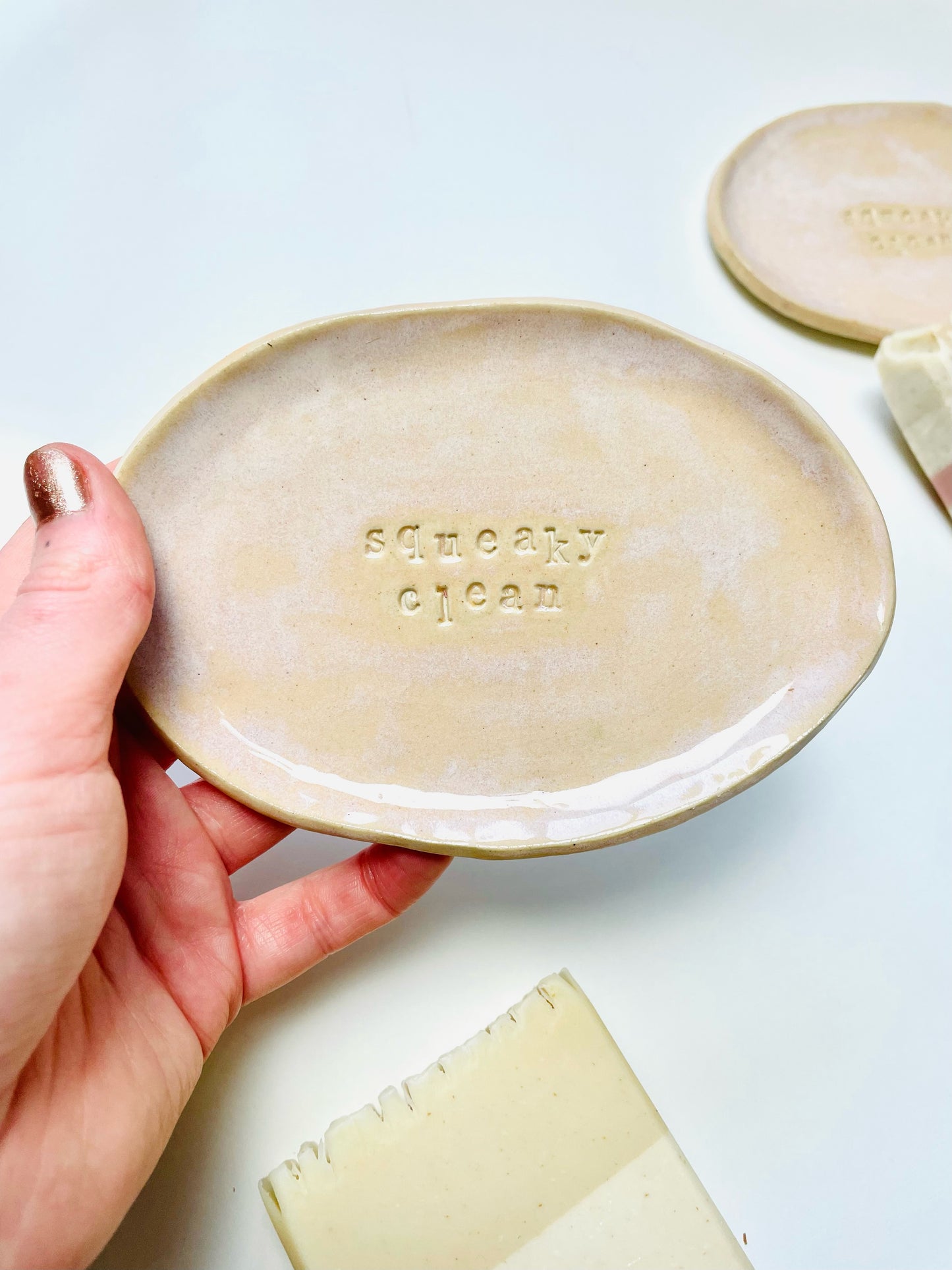 Ceramic Glazed Soap Dish