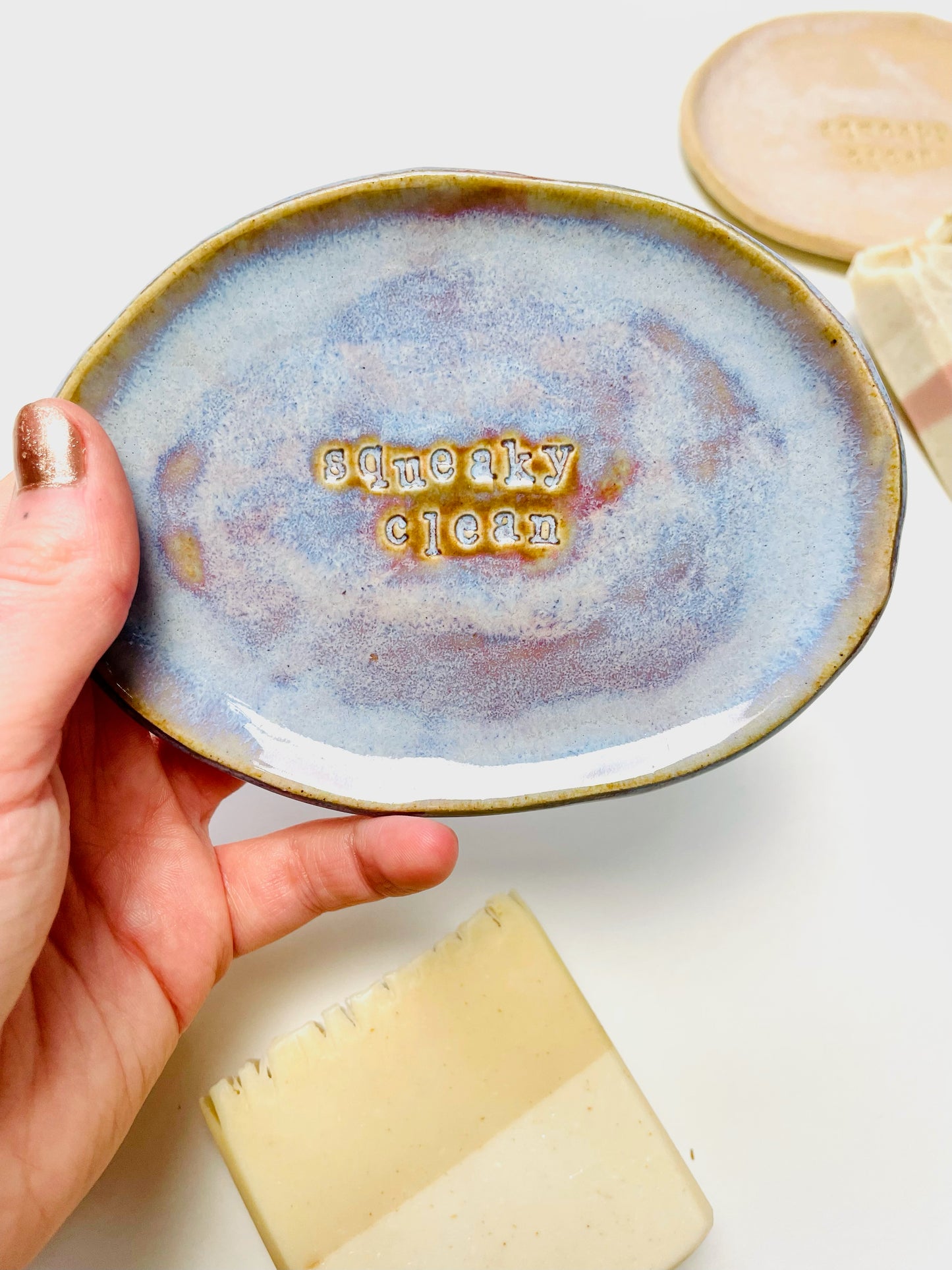 Ceramic Glazed Soap Dish